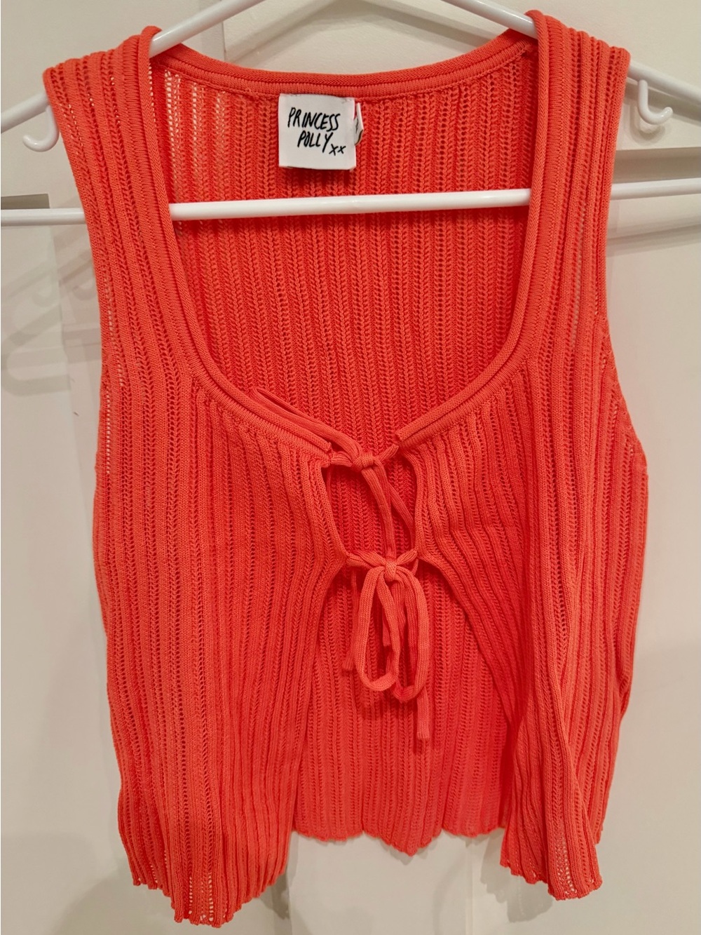Princess Polly Knit Tank with Front Tie